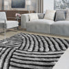 Load image into Gallery viewer, Sunrise Gray Shag Area Rug